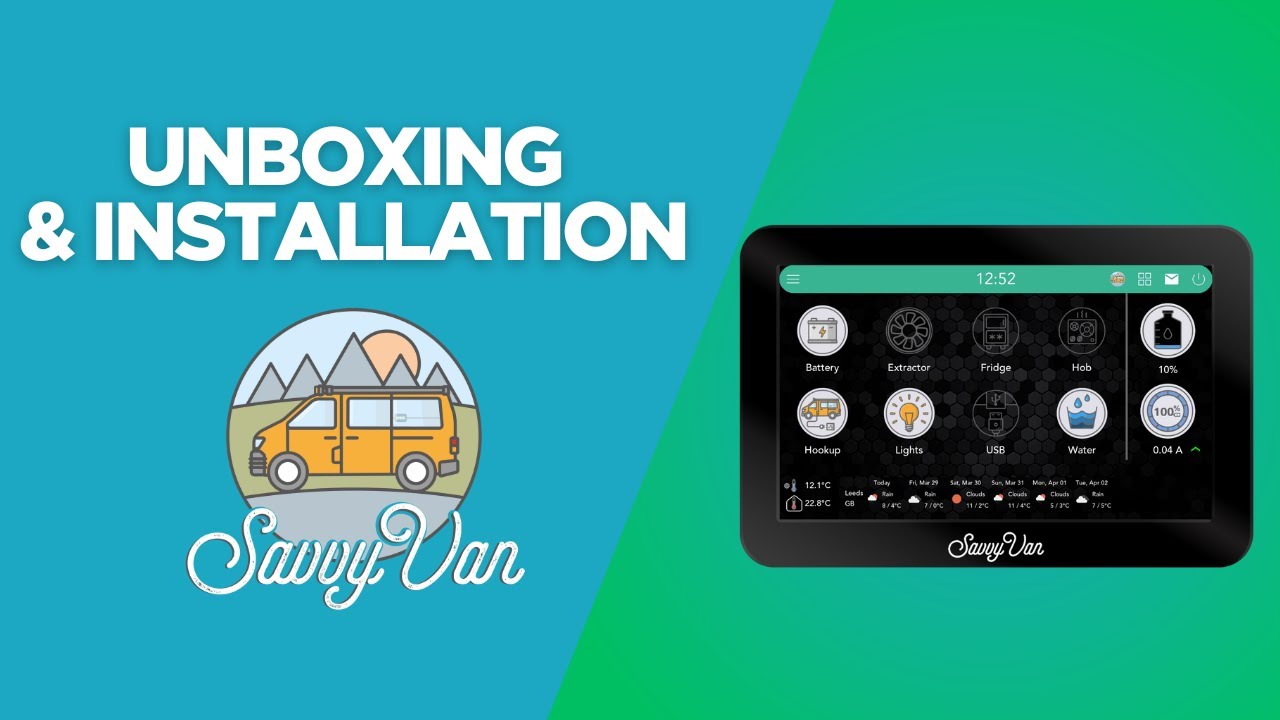 Thumbnail for the video: SavvyVan 3: unboxing and basic installation guide