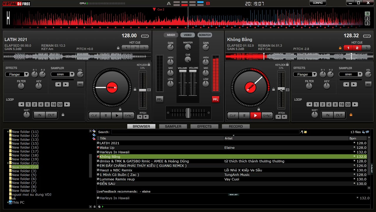 1 Số Chức Năng Hay Dùng Để Mix Nhạc Trong Phần Mềm Virtual DJ – DJ Đại Bợm Fa