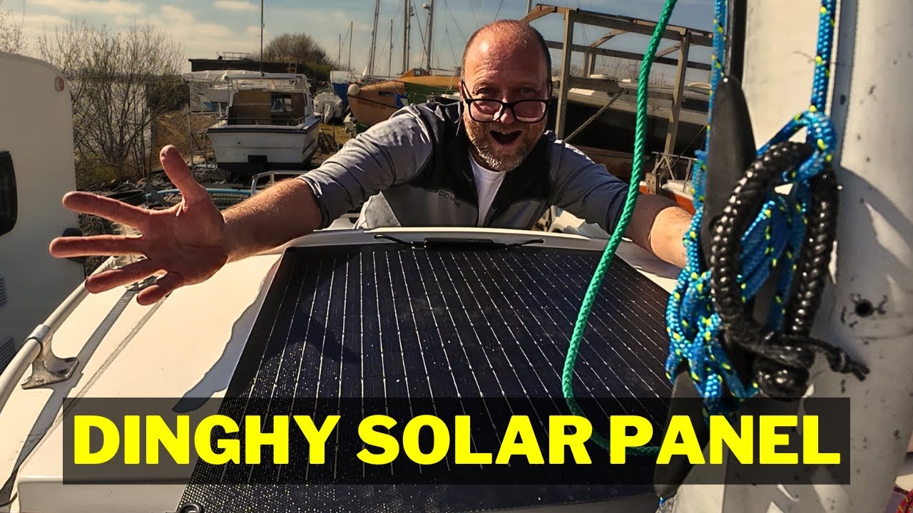 ⁣We Fit A Solar Panel Onto Our Sailfish 18 Dinghy
