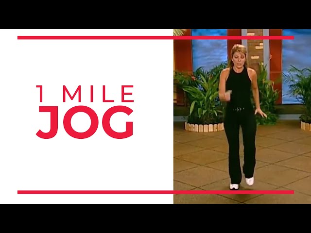 1 Mile Jog | Walk At Home Fitness Videos class=