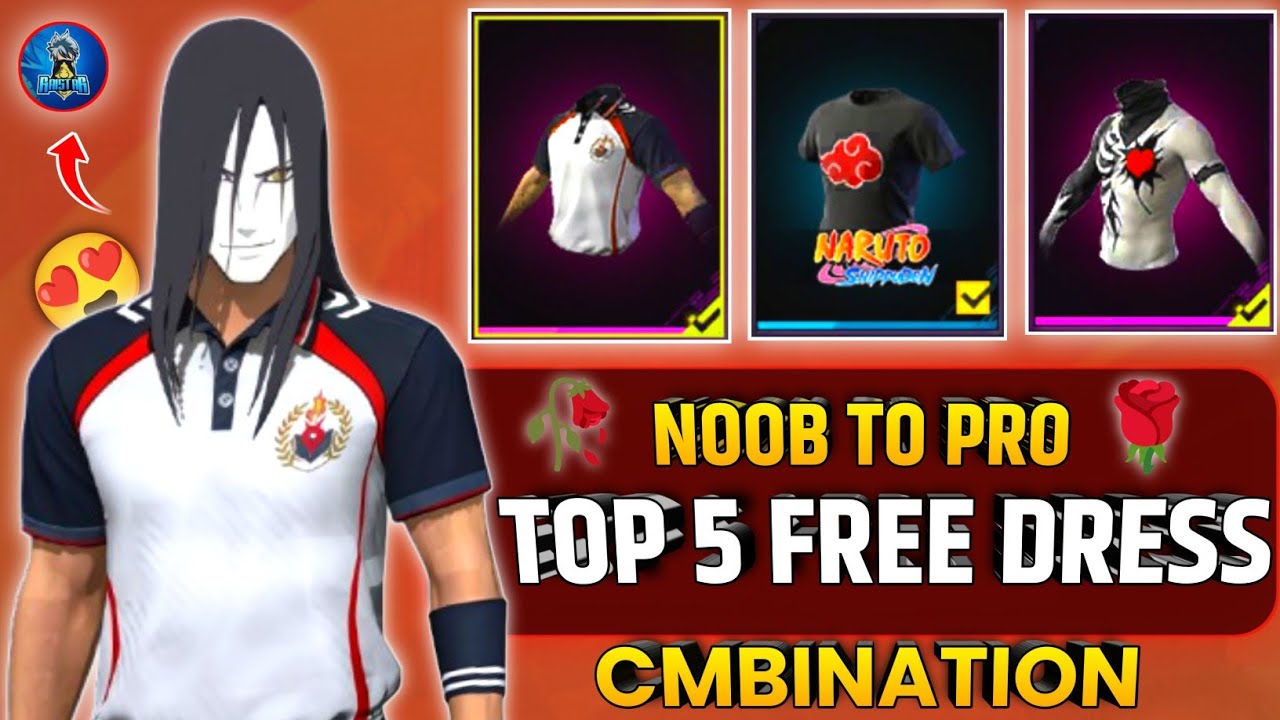 🔥 I Found New CS RANK Heroic T Shirt God Level Dress Combination in Free Fire//