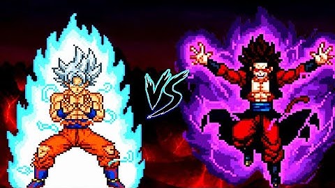 Son Goku DBS V4 OP (all form) VS Xeno Vegito SSJ4 V3 OP in Jump Force Mugen