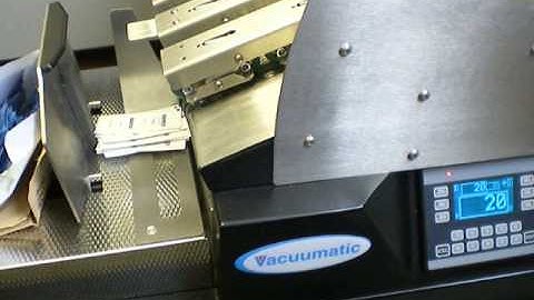 Friction feeder - Vacuumatic TCF - Counting small filled Sachet counting #2