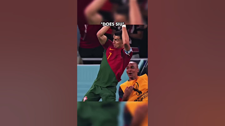 Messi Made Ronaldo Stop The Siu 🥶 #shorts