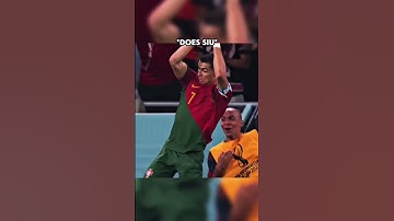Thumbnail of Messi Made Ronaldo Stop The Siu 🥶 #shorts