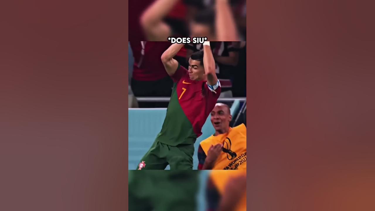 Messi Made Ronaldo Stop The Siu 🥶 #shorts