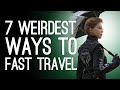 7 Weirdest Fast Travel Systems That Still Beat Walking