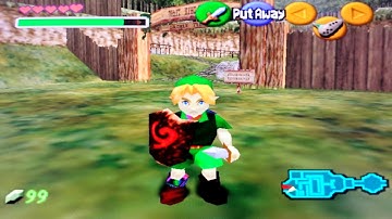 Zelda OOT Cheat Code link in the graveyard customize modifier