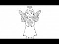 Как нарисовать девочку ангела с крыльями: инструкция от EvriKak