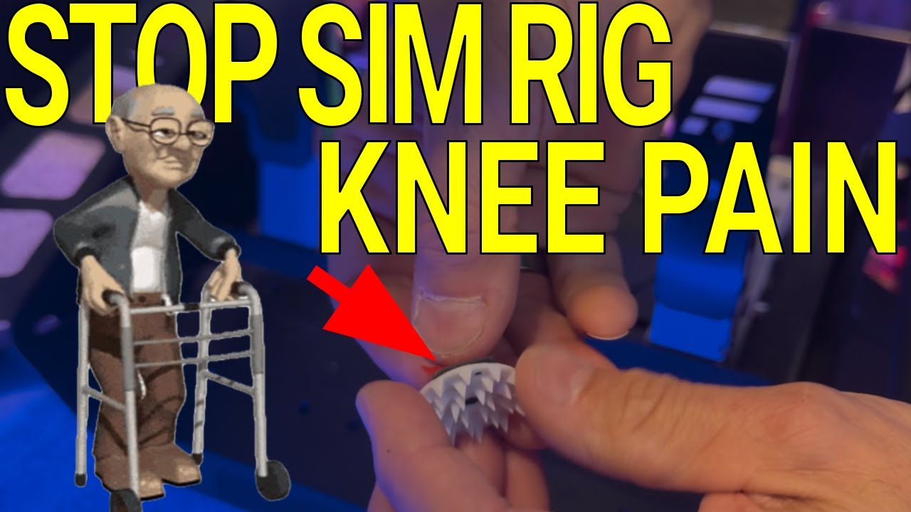 Это не глупо, если работает — как исправить боль в колене во время гонок сима