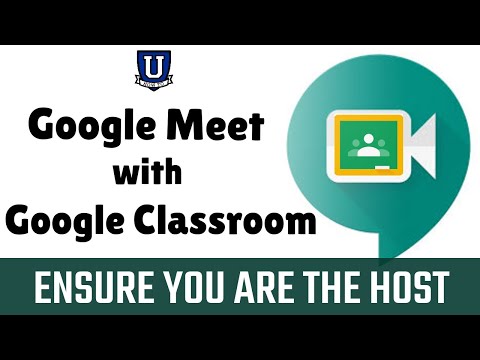 Video How To Ensure You Are The Host in Google Meet using... - youtube