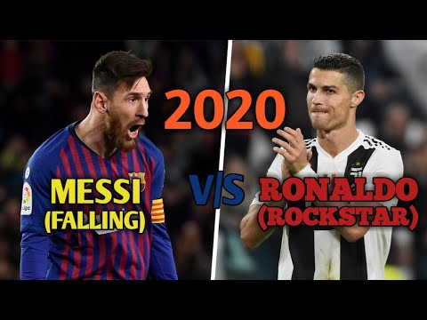 || RONALDO VS MESSI ||ROCKSTAR VS FALLING||SKILLS AND GOALS ||2020 ...