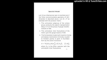 Alain  Connes - Spectral action and gravity coupled with matter (2006)