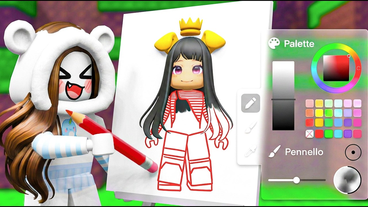 Completa il disegno per vincere su roblox!