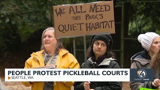 People protest new pickleball courts Profile