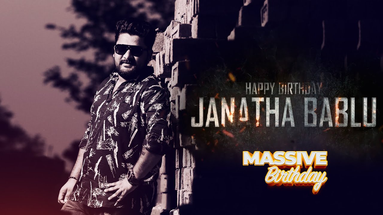JANATHA BABLU BIRTHDAY TEASER || JRNTR || RRR - YouTube