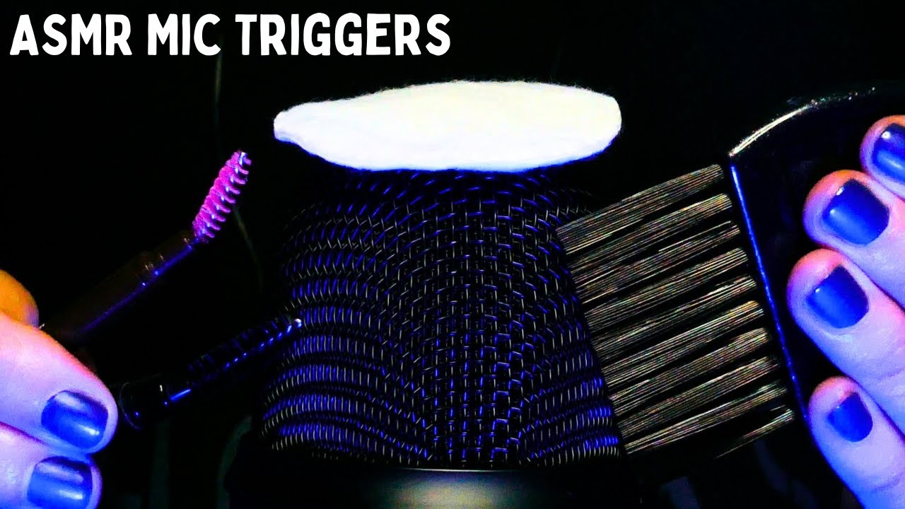 ASMR 5 Mic Triggers with the Blue Yeti 🎙️ (no talking, brushing ...