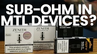 Sub-Ohm Coils In MTL Devices Explained
