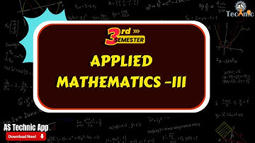 #2 APPLIED MATHEMATICS -III | UPBTE all 3rd semester | polytechnic 3rd semester | upbte 3rd Semester