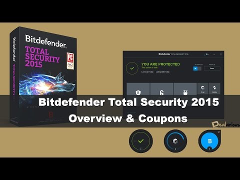 Bitdefender Total Security 2016 Discount Coupon Code:  $44.97