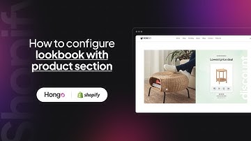 Hongo Shopify Theme - How to configure lookbook with product section?