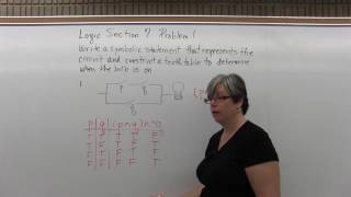 MTH 125: Logic Section 7 Problem 1 - Mathematics with Susan McCourt