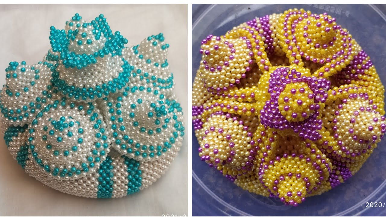 ಮಣಿ ಆರತಿ ಕಟ್ಟು (Part-1) How to make Beads Aarati kattu | Marriage Decoration | Beads Craft/work