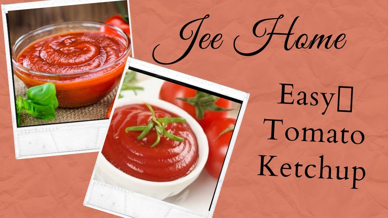 Easy Tomato Ketchup Recipe easymalayalam recipe YouTube