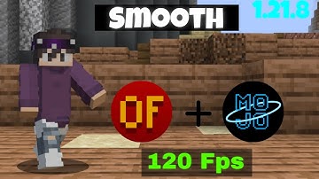 How to install optifine in Pojav/mojo launcher 1.21.8 🤯 | 120+ fps