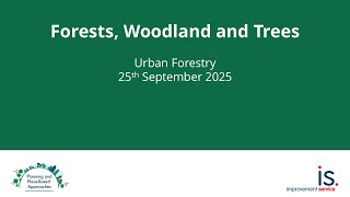 Planning Skills: Forests, Woodlands and Trees