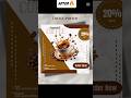 Coffee Poster Design | Before vs After ☕🔥 #shorts #viral #fypシ゚viral