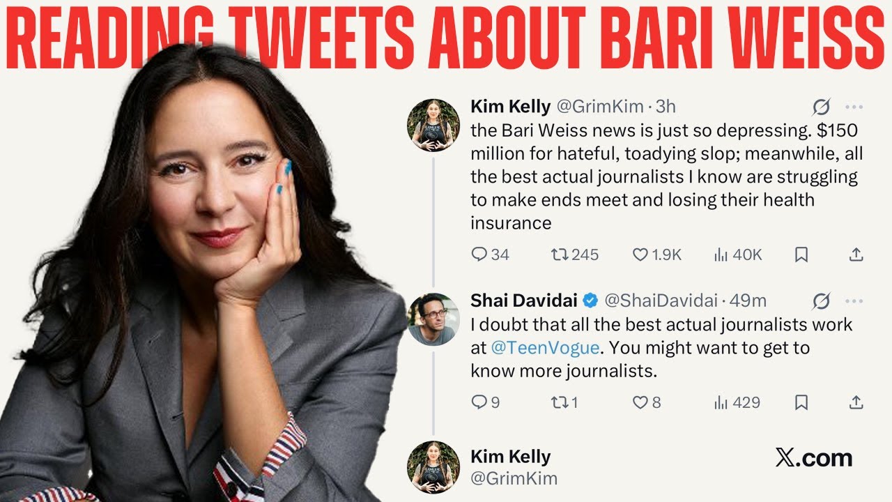 Чтение твитов о Бари Вайс и сделке с CBS — Пятая колонна