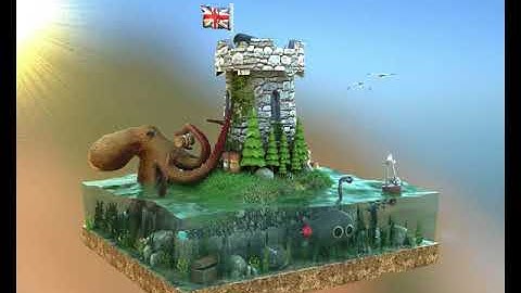 Castle scene - Lightwave 3D 2018