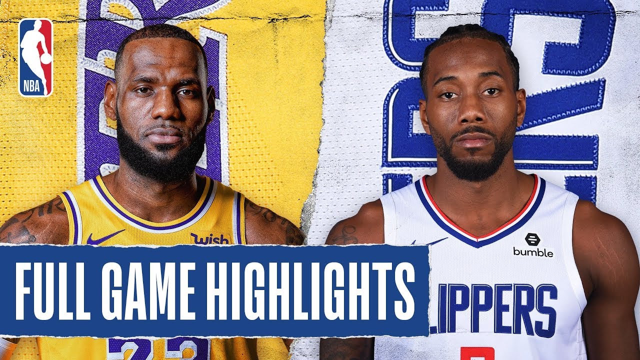 Lakers At Clippers Full Game Highlights October 22 2019 Youtube