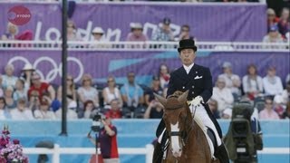 最年長・法華津が登場  ロンドン五輪　馬場馬術個人