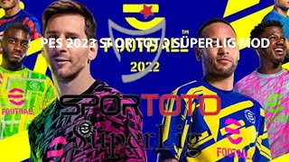 PES 2023 PPSSPP SPOR TOTO SÜPER LİG ŞUBAT 2022 MODU İNDİR - PPSSPP PES