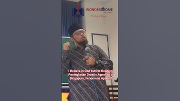 Percaya Tuhan Tapi Tidak Beragama: Agnostik Meningkat Drastis di Singapura, Ancaman bagi Agama?