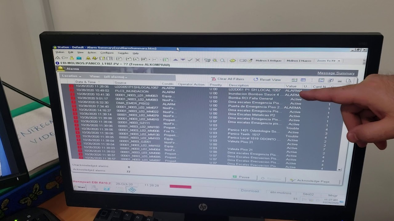 SIMPLEX 4100 Como Activar un punto Bacnet
