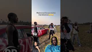 Fireboy & a Model F!ght on set of a  shoot 😱 TT/- oceanboy #fireboydml #bts #afrobeat