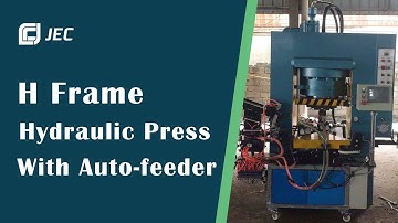 Automatic Feeder Works With H Frame Hydraulic Press For Table Forks | How Its Made