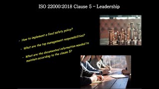 ISO 22000 2018 Clause 5 - Leadership (ISO 22000:2018 Episode 02)