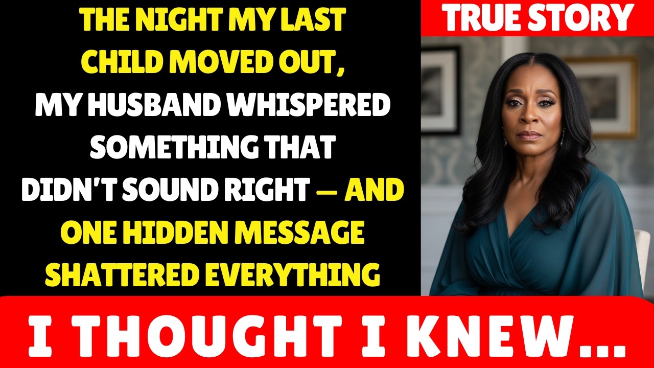 The Night Our Last Child Moved Out… My Husband Said Something I’ll Never Forget.
