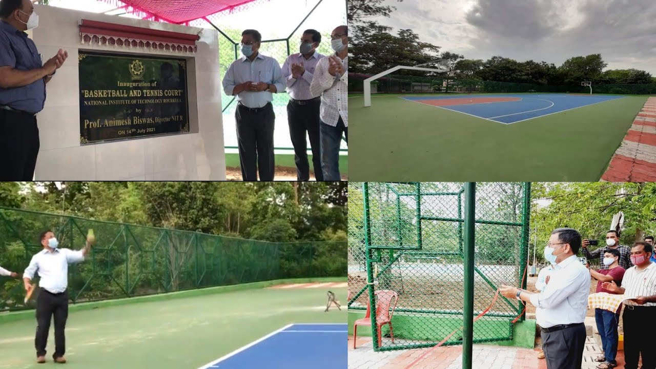 NIT Rourkela New Tennis Court | Inauguration by Director Prof. Animesh ...