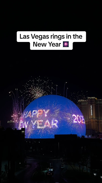SPHERE Las Vegas New Years countdown 2025