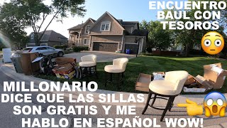 🤑👉 BAUL CON TESOROS 👈🤑 / LO QUE TIRAN EN USA LOS MILLONARIOS / YARD SALE / VENTA DE GARAGE EN USA