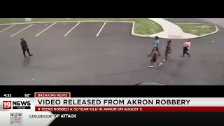 Akron police release video of suspects from bus stop attack