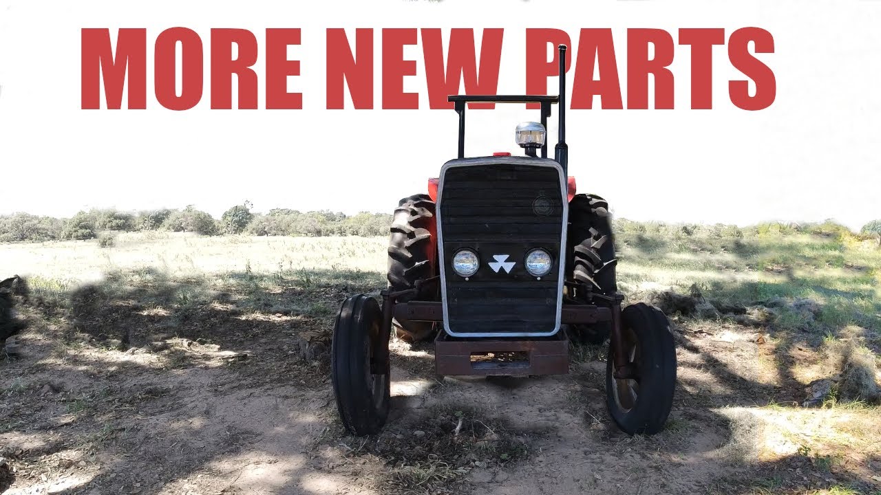 Massey Ferguson 231 new muffler rubber boots and hitch YouTube