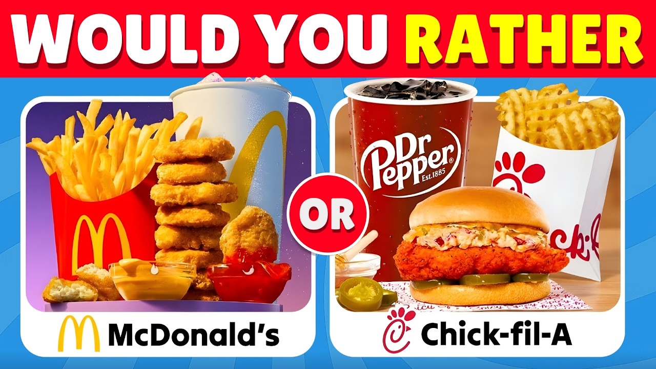 Would You Rather? Ultimate Junk Food Challenge 🍔🍟🍫 | Fun Food Quiz