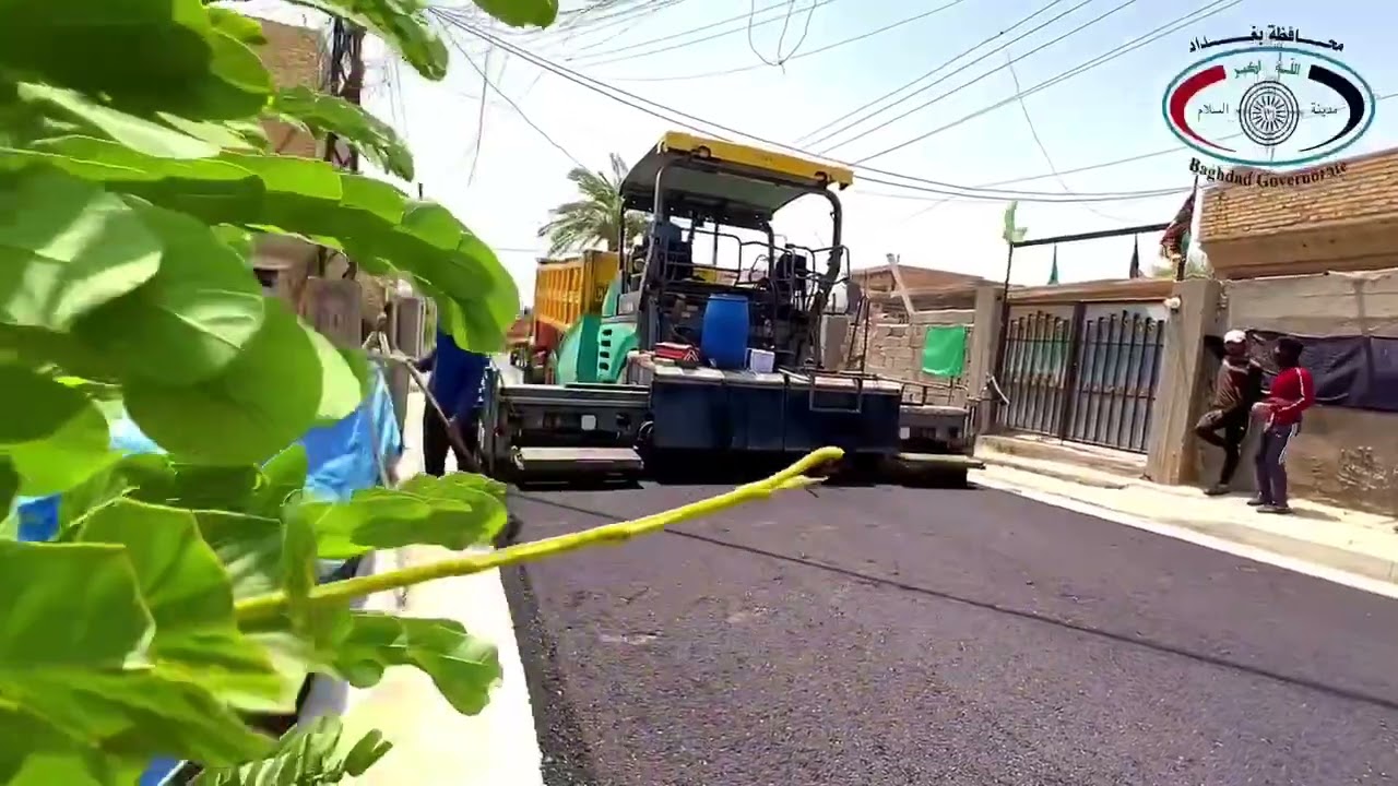 بتوجيه من محافظ بغداد السيد #عبد_المطلب_العلوي تبليط محلة (٢٢٢) في قضاء الزهور (الحسينية)