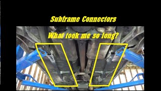 Foxbody Convertible subframe connectors install